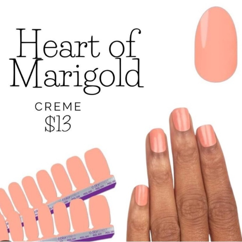Color street Heart of Marigold crème Nail Polish Strips